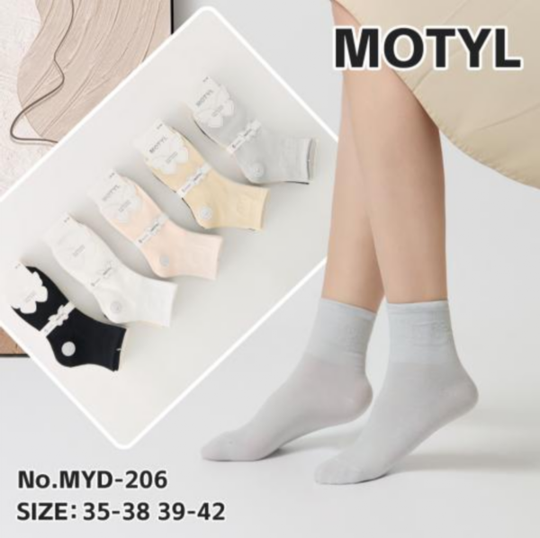 Skarpety damskie Roz 35-42, Mix kolor Paczka 40 szt